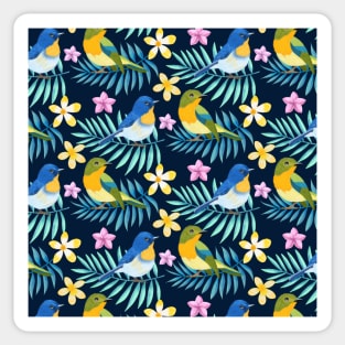 Tropical birds Sticker